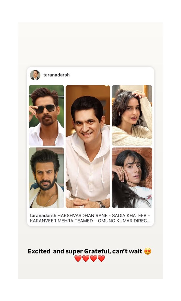 After The Diplomat Sadia Khateeb Signs Omung Kumar s Next