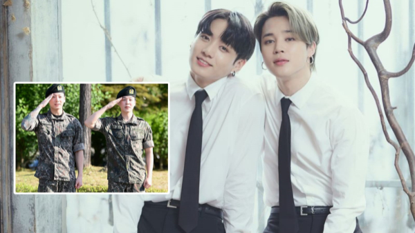 BTS Jungkook amp amp Jimin Military Discharge