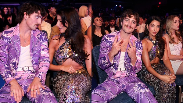 Sparks Fly Between Nora Fatehi amp amp Benson Boone At The AMAs Sparks Fly Between Nora Fatehi amp amp Benson Boone At The AMAs