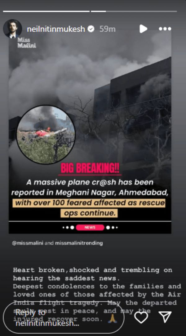 Ahmedabad Plane Crash Celebs Extend Condolences