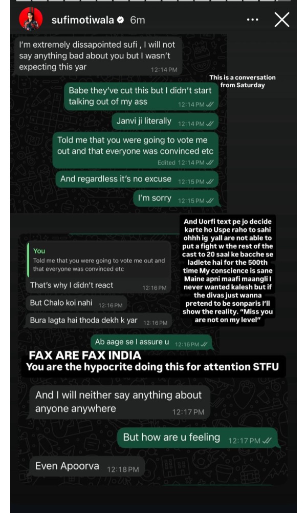 The Traitors New Episode Sufi Motiwala Breaks Silence