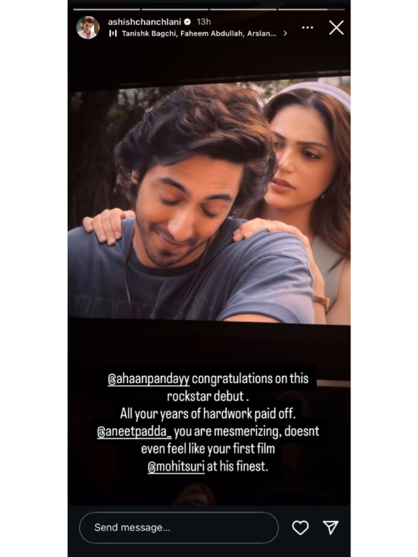 Ahaan Panday Shows Gratitude To Ashish Chanchlani