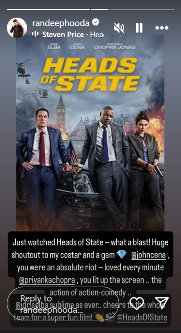 Randeep Hooda John Cena Heads Of State Randeep Hooda John Cena Heads Of State