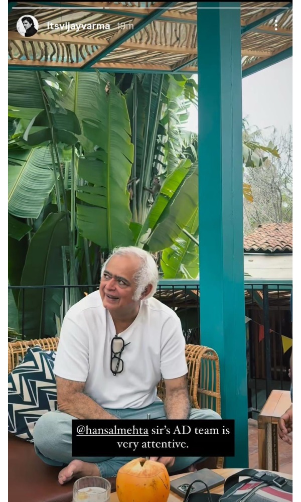 Vijay Varma Teases From His Next With Hansal Mehta Vijay Varma Teases From His Next With Hansal Mehta