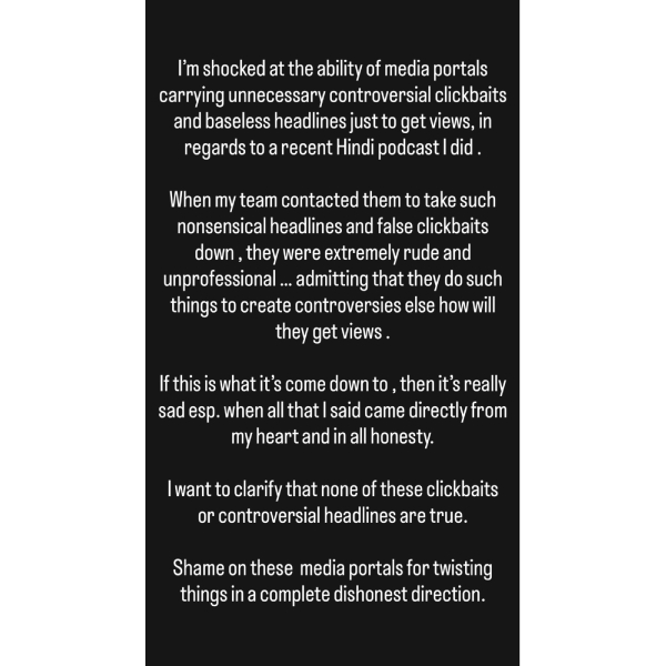 Zareen Khan Addresses Unprofessional Behavior and Misleading Zareen Khan Addresses Unprofessional Behavior and Misleading