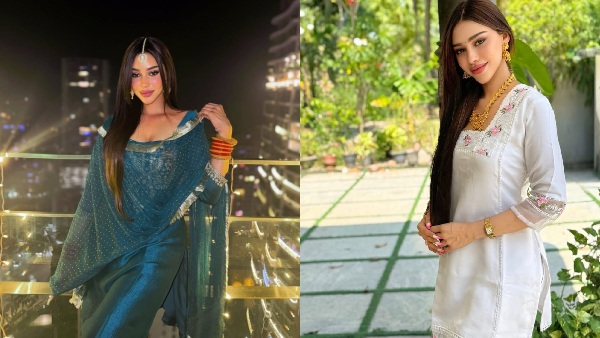 Bigg Boss Malayalam 7 Gizele Thakral s Ethnic Looks