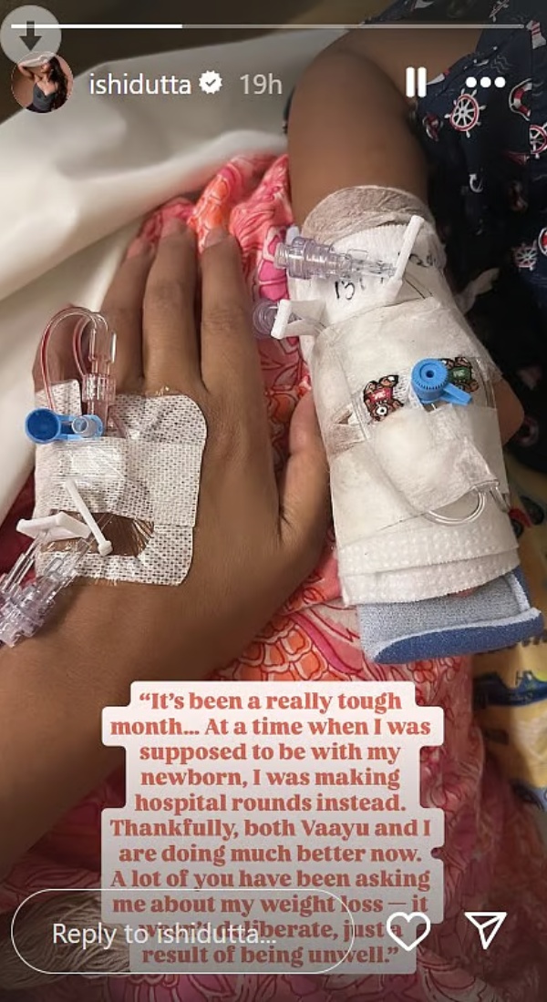 Ishita Duttas Health Update And Family Joy