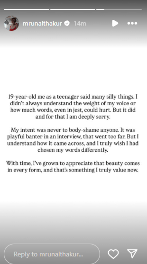 Mrunal Thakur Clarifies Bipasha Basu Comment