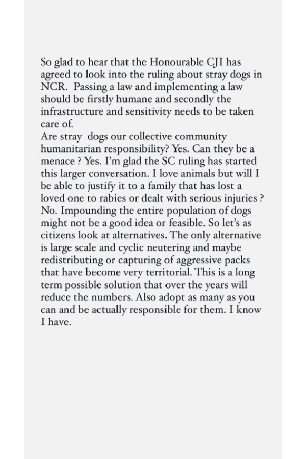 Randeep Hooda Welcomes Supreme Court s Review On Stray Dog