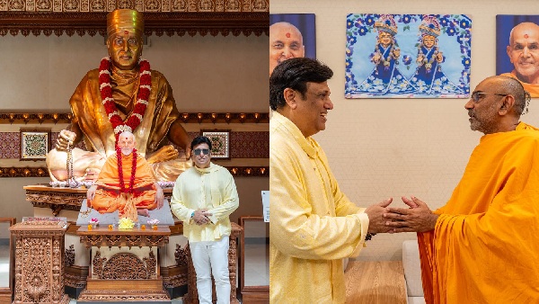 Govinda Visits Swaminarayan Temple in New Jersey