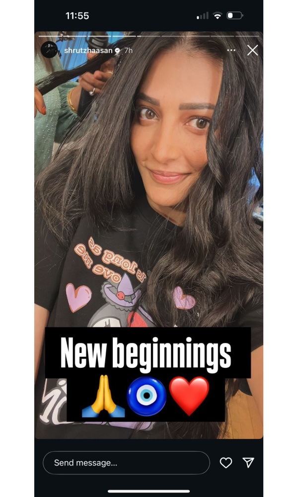 Shruti Haasan Bids Farewell to Preethi