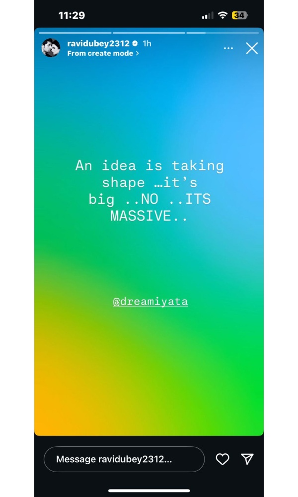 Did Ravie Dubey Just Hint At Something Big Cooking