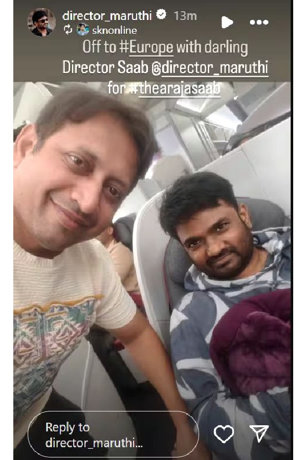 The Raja Saab Team Jets Off to Europe for Grand Finale Song