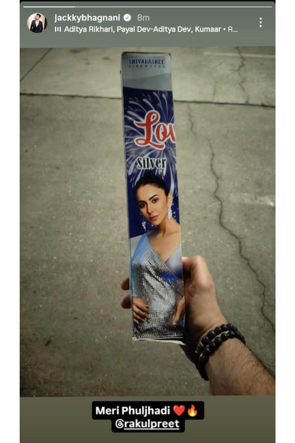 Jackky Bhagnani Calls Rakul Preet Singh Meri Phuljadi