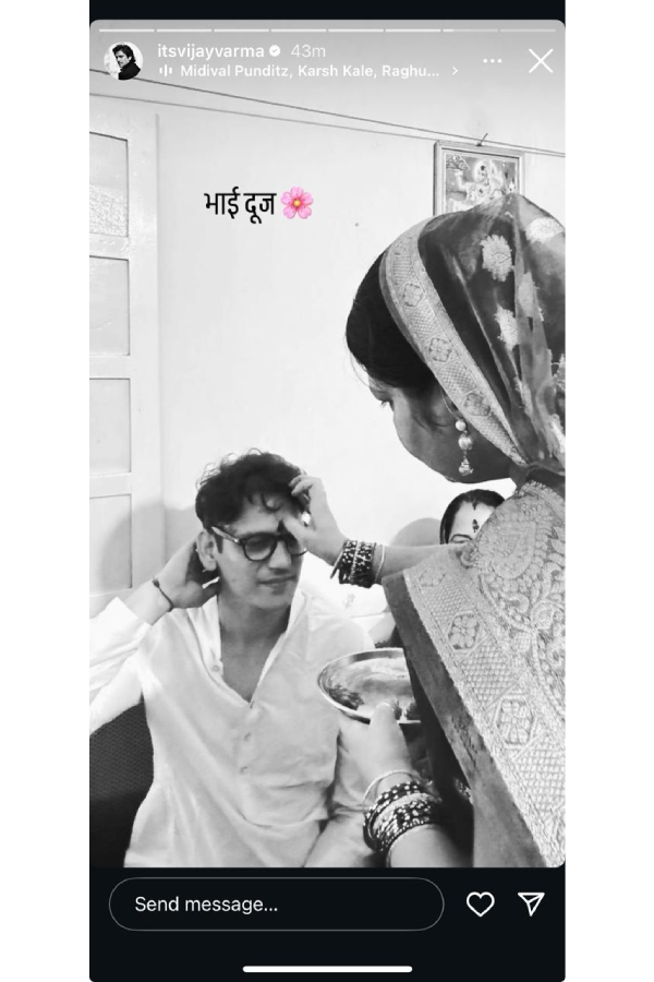 Vijay Varma s Bhai Dooj Celebration Is All Heart