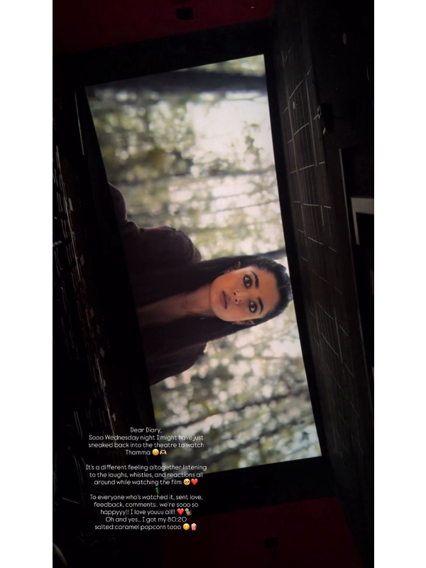 Rashmika Mandanna As She Relives The Magic Of Thamma Rashmika Mandanna As She Relives The Magic Of Thamma