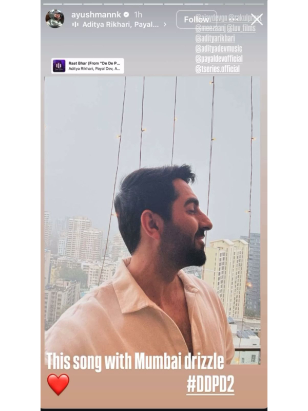 Romantic Track Raat Bhar From De De Pyaar De 2