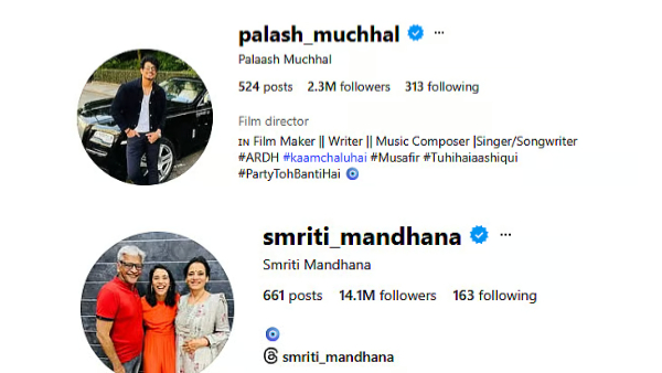 Smriti Mandhana-Palash Muchhal Still Together Smriti Mandhana-Palash Muchhal Still Together