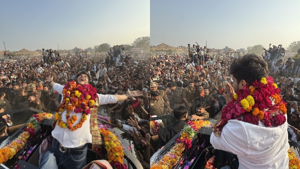 Bigg Boss 19 Massive Crowd Welcomes Mridul Tiwari Bigg Boss 19 Massive Crowd Welcomes Mridul Tiwari