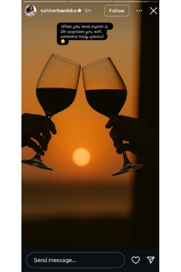 Sahher Bambba s Instagram Story Sparks Excitement