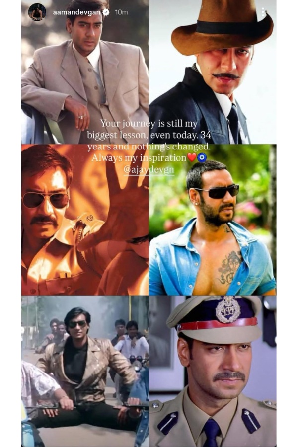 Aaman Devgan Pens A Heartfelt Note For Uncle Ajay Devgn