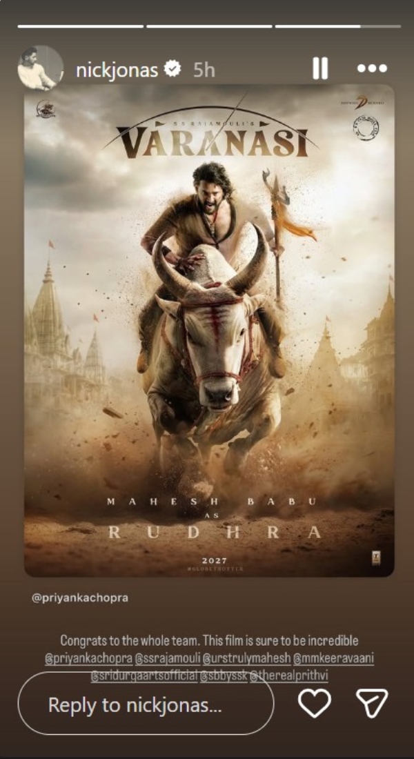 Nick Jonas Praises Priyanka Chopra s Incredible Varanasi Look Nick Jonas Praises Priyanka Chopra s Incredible Varanasi Look