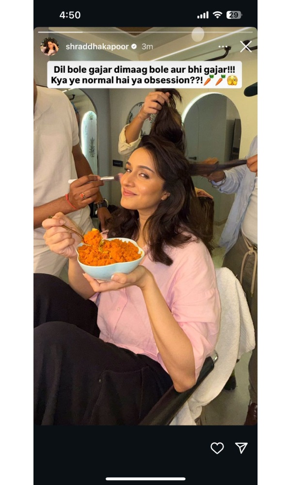 Shraddha Kapoor s Gajar Ka Halwa Moment Leaves Fans