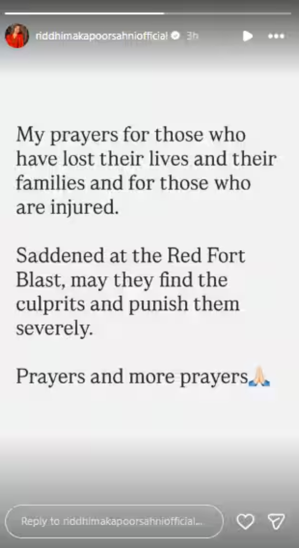 Red Fort Blast In Delhi Celebs Offer Condolences To Victims