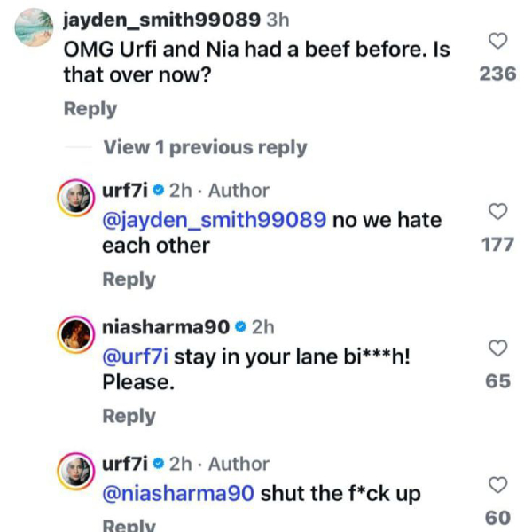 Uorfi Javed And Nia Sharma Clash Ahead Of Splitsvilla