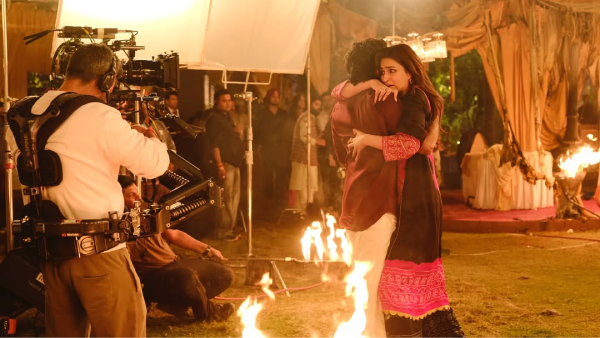 Kriti Sanon Shares BTS Of Mukti From Tere Ishk Mein