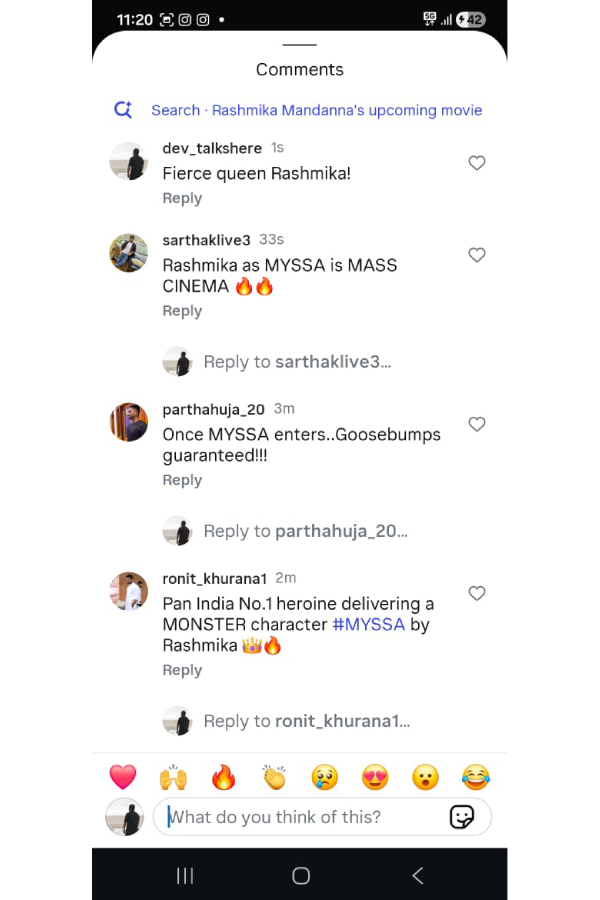 Pan-India No 1 Heroine Rashmika Mandanna s Mysaa Takes Over Pan-India No 1 Heroine Rashmika Mandanna s Mysaa Takes Over