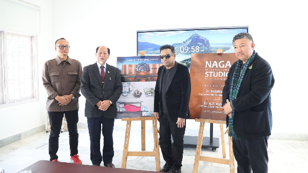 Nagaland CM Dr Neiphiu Rio and A R Rahman Launch