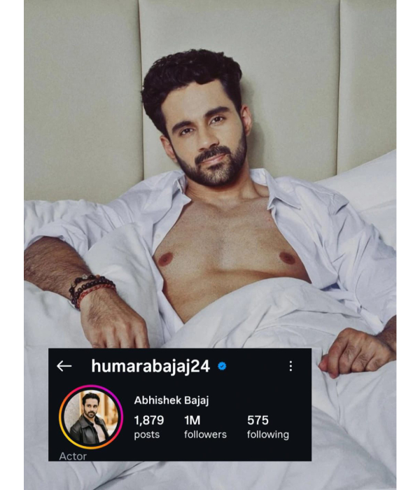 Abhishek Bajaj Crosses 1 Million Instagram Followers As Fans