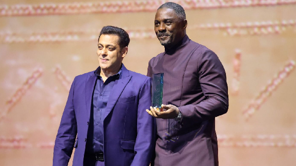 Salman Khan Honors Idris Elba Salman Khan Honors Idris Elba