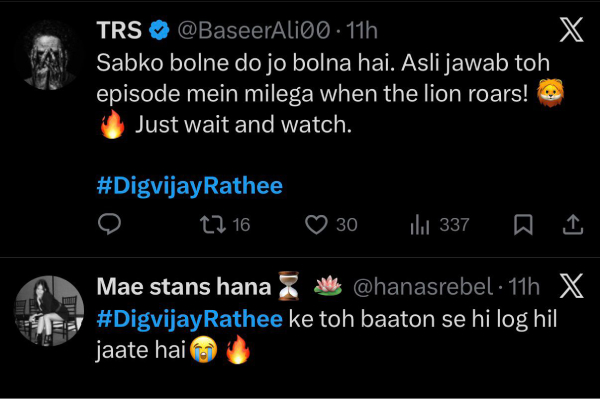 The 50 Rajat Dalal- Digvijay Singh Rathee Physical Fight