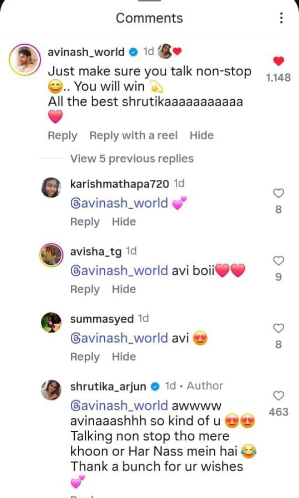 The 50 Shrutika Arjun Gets Support From BB18 Friends