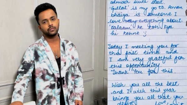 Harsh Mayar Receives Heartfelt Handwritten Letter From Fan