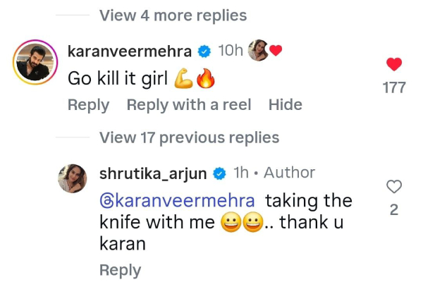 The 50 Shrutika Arjun Gets Support From BB18 Friends