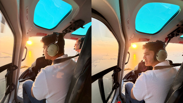 Mridul Tiwari Takes a Chopper Ride on His Dubai Vacation Mridul Tiwari Takes a Chopper Ride on His Dubai Vacation