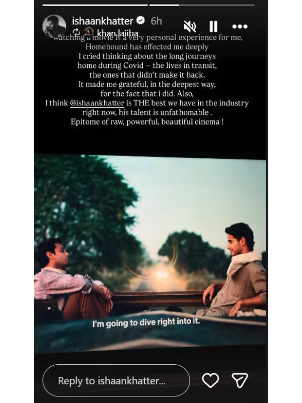 Fan Calls Homebound Star Ishaan Khatter