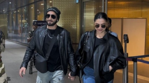 Ranveer Singh Spotted With Deepika Padukone In All Black