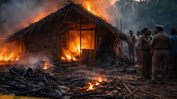 Tamil Nadu Couple Burnt Alive Tamil Nadu Couple Burnt Alive