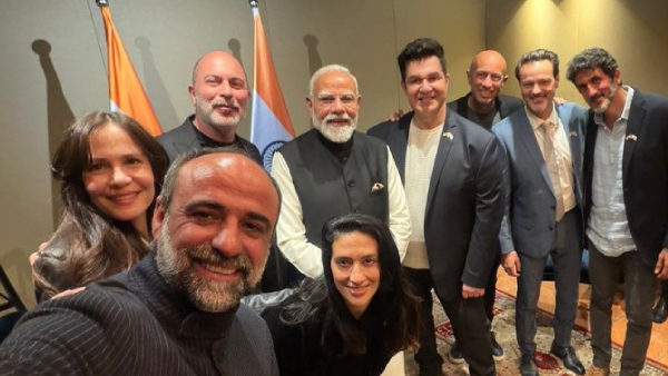 PM Narendra Modi Meets Fauda Team In Isreal