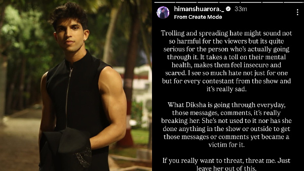 MTV Splitsvilla 16 Fame Himanshu Arora Takes A Stand