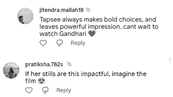 Gandhari First Look Out Taapsee Pannu Look Sparks Massive