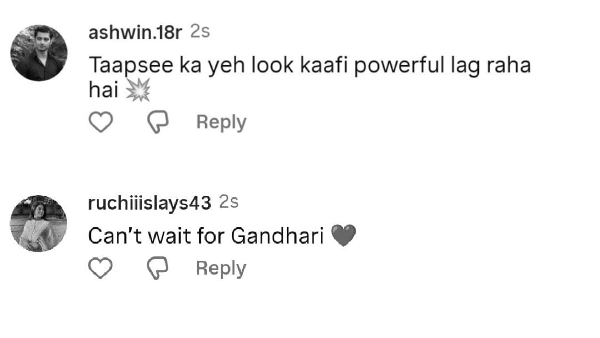 Gandhari First Look Out Taapsee Pannu Look Sparks Massive