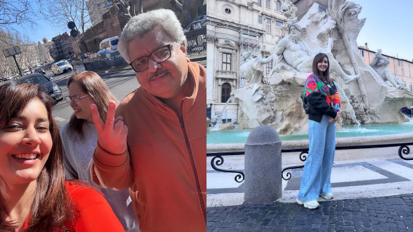 Raashii Khanna Soaks in Roman Holiday with Parents