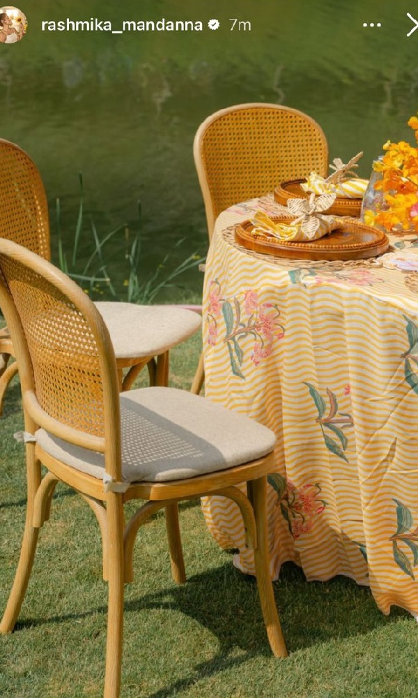 Rashmika Mandanna Shares Inside Glimpse Of Her Haldi Rashmika Mandanna Shares Inside Glimpse Of Her Haldi