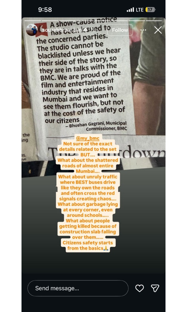 Sourabh Raaj Jain Speaks Up On Civic Accountability