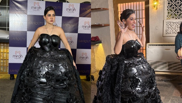 Uorfi Javed Turns Heads With India s First-Ever Cake Gown